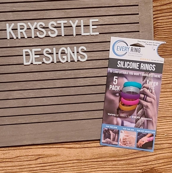 every ring Jewelry - Silicone Rings Size 8.5 - 9